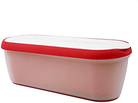 Tinas de helado con tapas, cubetas de he...