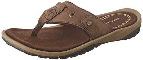 Woodland Mens Brown Leather Slipper-7 UK (41 EU) (GP 3538119) (B09TV394YR) Amazon Price History, Amazon Price Tracker