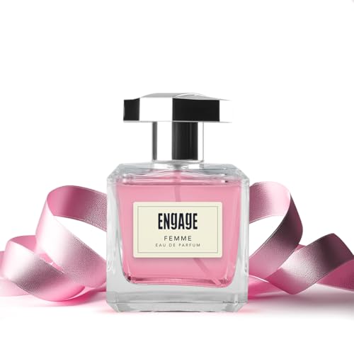 Engage Femme Eau De Parfum for Women, Citrus and Floral Fragrance Scent, Skin Friendly Perfume for Women, 100ml