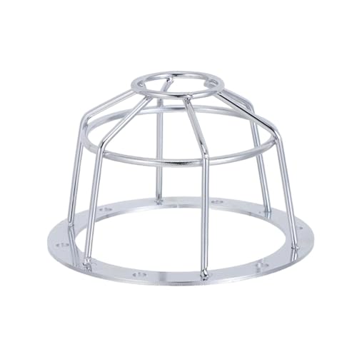 Sosoport Protector de Sensor de Humo de 75 Mm Interior, Jaula Metálica de Aluminio para Rociadores de Montaje Empotrado, Cubierta Protectora Anticolisión Resistente y Apta para Seguridad