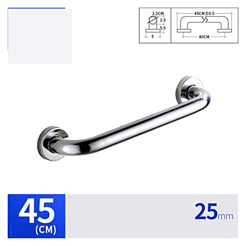 Poignée de douche inox pour baignoire et sécurité pmr