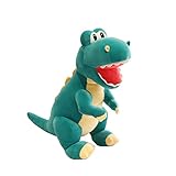 HENXING 10 inch T-Rex Dinosaur Plush Stuffed Animal Dolls, Cartoon Cute Soft Tyrannosaurus Dinosaur Toys, Children's Day Christmas Brithday for Kids Boys Girls (25cm Green)