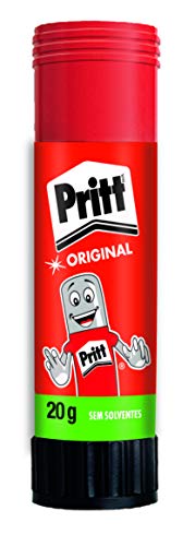 Henkel 1905656, Cola em Bastão, Pritt 20 gramas, Multicor, Pacote de 06