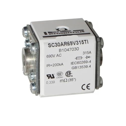 Fusible SC30AR69V250TF coupure ultra rapide pour armoire 690V