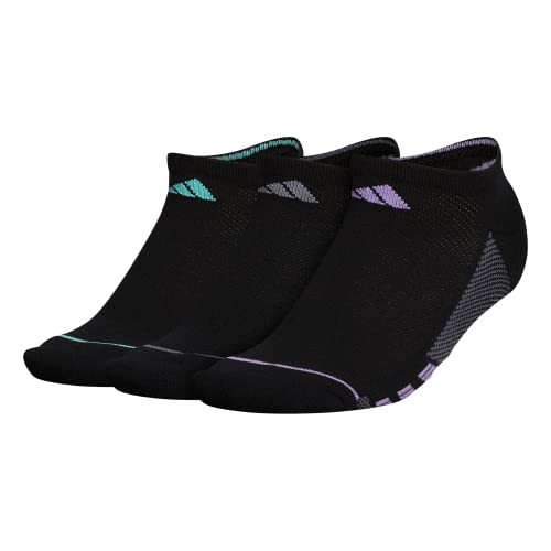 adidas Women's Superlite Stripe No Show Socks (3-Pair)