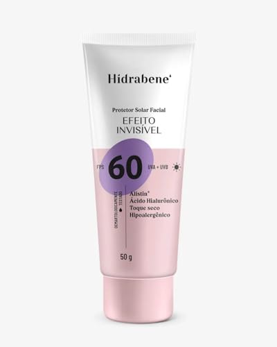 Hidrabene - Protetor Solar Solar Facial FPS 60 - Invisível - 50 g