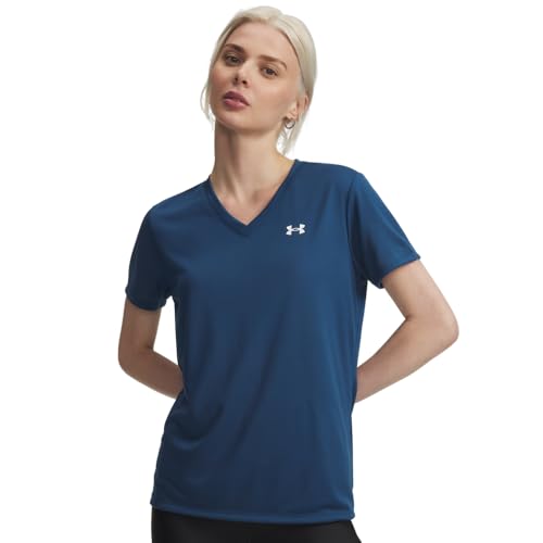 Image of Under Armour Tech Short Sleeve V-Neck Solid