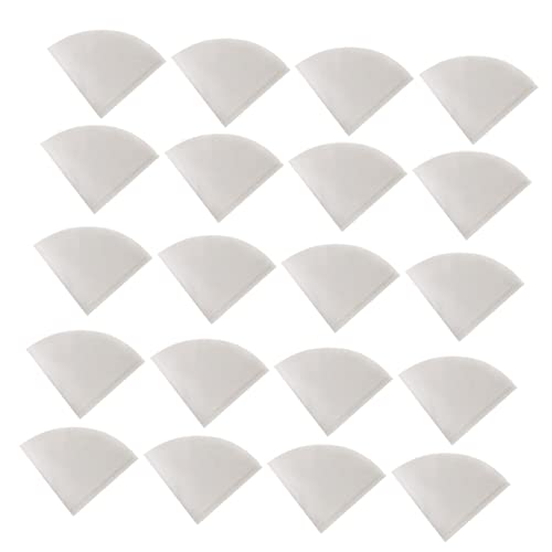 Pretyzoom SISJHE07Z11RS21MIPXG7GI 50Pcs Cone Coffee Filters Natural Coffee Filters Coffee Filter Paper Dollhouse Basket Inflatable Mannequin Qualitative Filter Paper Coffee Machine Round White cover