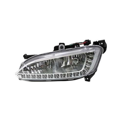 Feu antibrouillard gauche pour Hyundai Santa Fe IX45 2013-2015 LED DRL blanc 12V