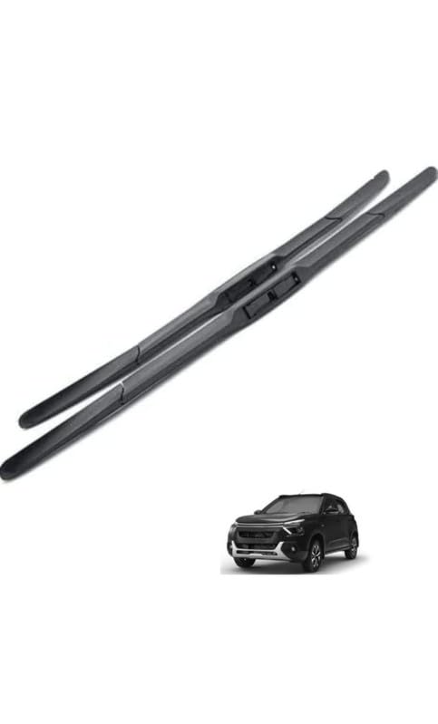 Image of AWB Front Hybrid Wiper Blades Compatible with Citroen C3 eC3(Pack of 2)