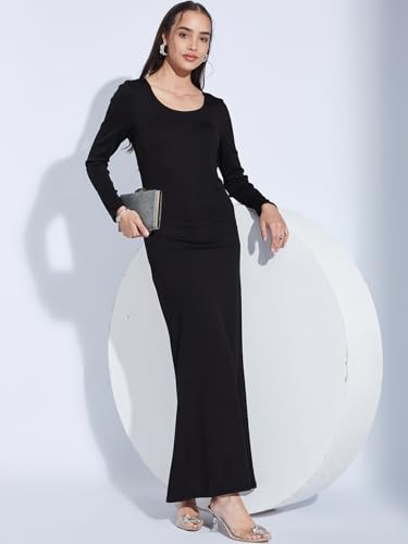 Image of Selvia Western Full Sleeve Long Dress Bodycon for Women