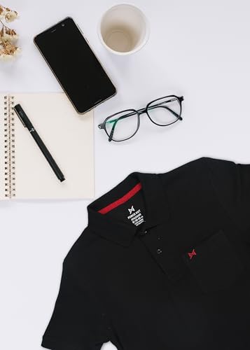 Image of Force NXT Polo Neck T-Shirt for Men Pack of 2 | Regular Fit T-Shirt for Men | Premium Super Combed Rich Cotton Polo Shirt | Men's Ultra Soft Half Sleeve T-Shirt