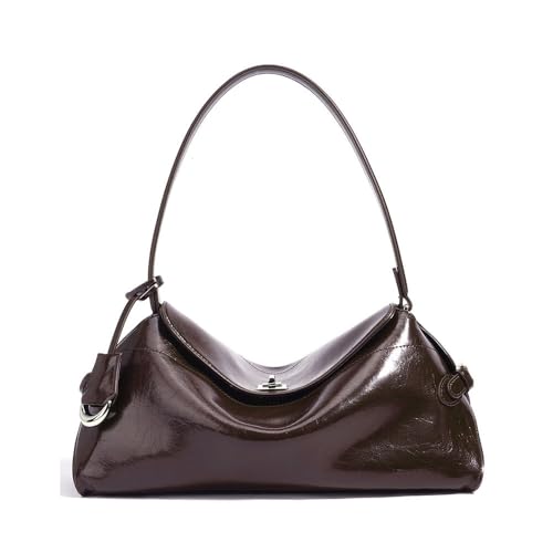 Leather Shoulder Bag for Women，Commuter Handbags with Removable Shoulder Strap,Tote Bags Purse for Work