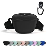 AUDWUD Upgraded Version von Silikon Leckerbissen Tasche,festere Abdichtung zu verhindern,DASS Lebensmittel aus Fallen während des Gehens;kommt mit einem Gürtel für Bequeme