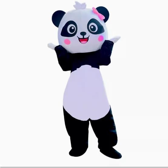 New Professional Cute Panda Christmas Party Cosplay Halloween Mascot Costume Fancy Dress