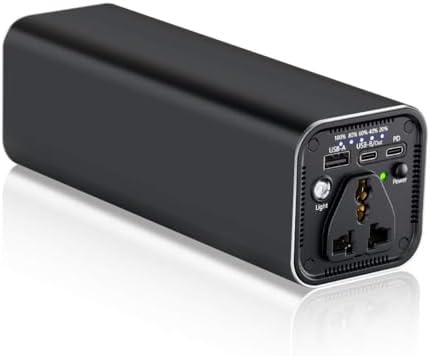 Laptop Power Bank with AC Outlet, 27000mAh 100W Portabale External Battery Pack, PD 65W Dual-Way Fast Charging Laptop Charger Battery for Business Travel Outdoor Camping Home Emergency Outage
