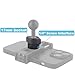 Rigdance 17mm Ball Mount Adapter, 17mm Ball Joint Socket to 1/4-20 Male Screw Adapter for Cameras (2PCS)