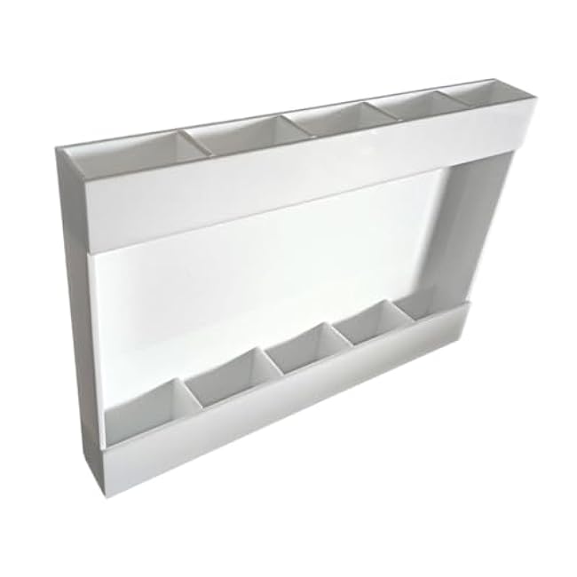 Acrylic Straw Holder Tumbler Straw Organizer Double Sided Tape Sticky on Kitchen Accessories Storage Rack for Cabinet Door