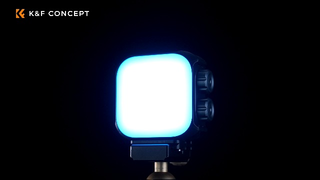 Luce Video RGB Portatile K&F Concept - 360 Colori, 21 Effetti, CRI 96+ | Per Vlog, Selfie, Fotografia - Foto 4