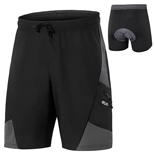 Short de vélo rembourré homme Karlak VTT gravel avec poches cargo