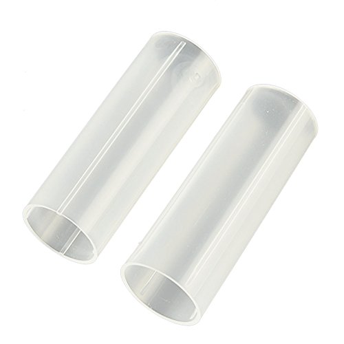 EAGLESTIME 2pcs 18650 Batterie Tube Support Affaire Adaptateur pour Lampe de Poche Torche