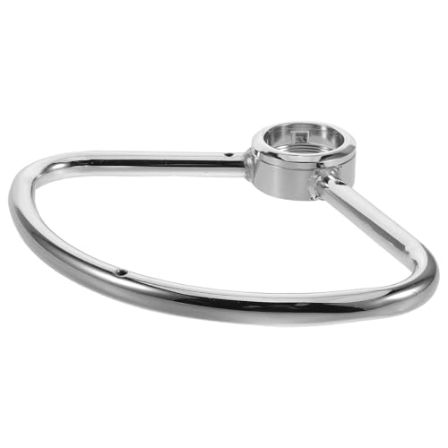 Cabilock Base Reposapiés Integrada de Metal para Taburetes de Bar, Accesorio Resistente y Semicircular para Isla de Cocina o Bar en Casa