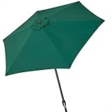 Medidas: el diámetro del parasol es de 250 cm y la altura de 240 cm
