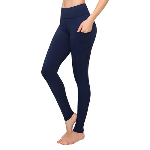 SATINA High Waisted Leggings for Women - Capri, Full Length, Fleece and with Pockets Women's Leggings - New