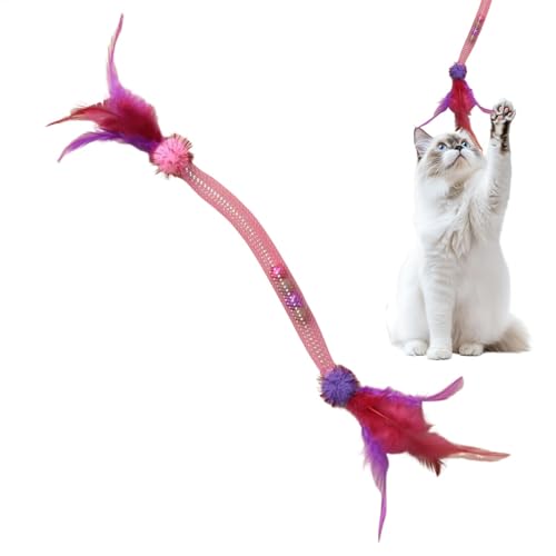 Indoor Chew Toy for Cats, Cat Teething Rope, Kitten Teaser Toy, Rope Chew Toy for Cats, Interactive Pet Rope Toy, Catnip Teethin