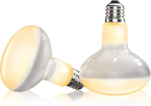 GlowUp 100W Lampe Chauffante Terrarium, E27 Ampoule Chauffante Poussin graduable, Convient aux poussins, tortues, lézards, serpents et autres reptiles et...