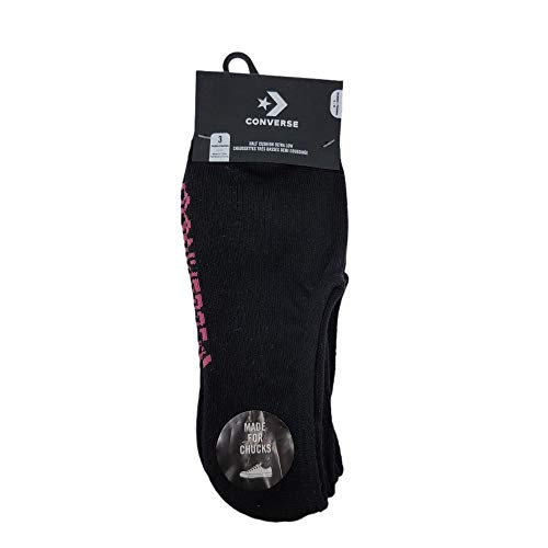Converse Women's Half Cushion No Show Socks, 3 Pack4