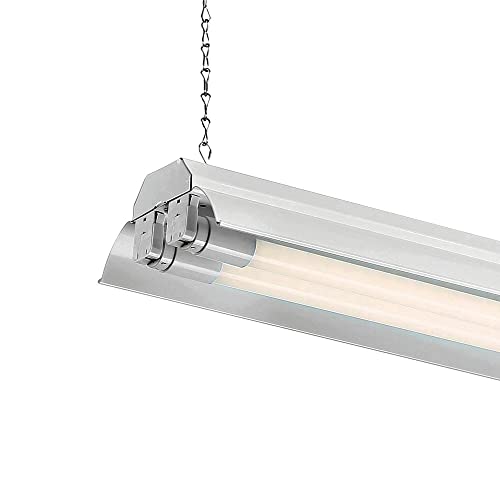 Designers Fountain 2-Lights Shop Light Fixture, 4 ft T8 LED Hanging Ceiling Lighting for Garage, Work Bench, Workshop and Utility Room, White Tubes, SL602T1840 by DESIGNERS FOUNTAIN - Image 4
