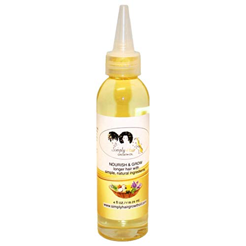 Simply Hair Growth Oil - GROW LONGER HAIR FASTER with All Natural, Organic Oils