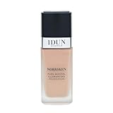IDUN Minerals Liquid Norrsken Foundation - Silky Smooth Coverage - Luminous, Dewy Finish for Dry and Dull Skin - Water Resistant and Vegan Makeup - 212 Ingrid - Medium Cold - 1.01 oz
