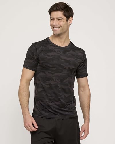 Image of Real Essentials 5 Pack: Men's Dry-Fit Moisture Wicking Active Athletic Performance Crew T-Shirt