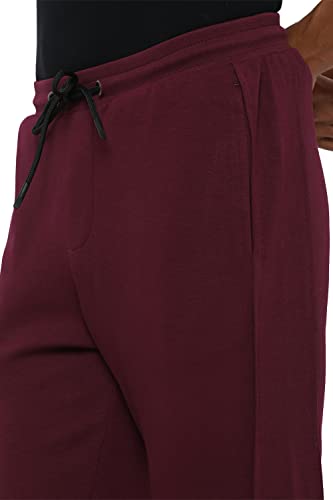 Image of Allen Solly Men's Regular Track Pants (AYJGCURGP583451 Maroon 34)