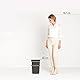 Brabantia Sort & Go Mülleimer, Kunststoff, Grau, 25 Liter