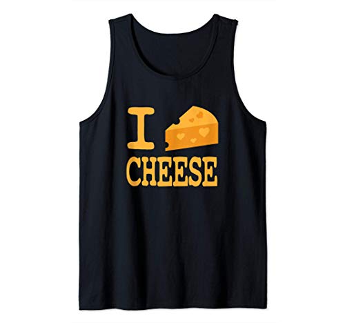I Love Cheese Dairy Farming Wisconsin Camiseta sin Mangas