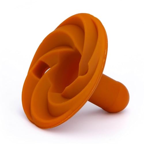 Image of Doodle & Co. Holland Classic Pacifier for New Born Babies | BPA Free Lead Free Natural Nipple Shape 100% Silicone for Infants | Helps Promote Healthy Oral Development | 0-3 Months | Blush /Peach