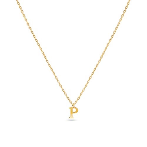 Image of Rubans Demi Fine Stainless Steel Alphabet Pendant CZ Gift for Women & Girls