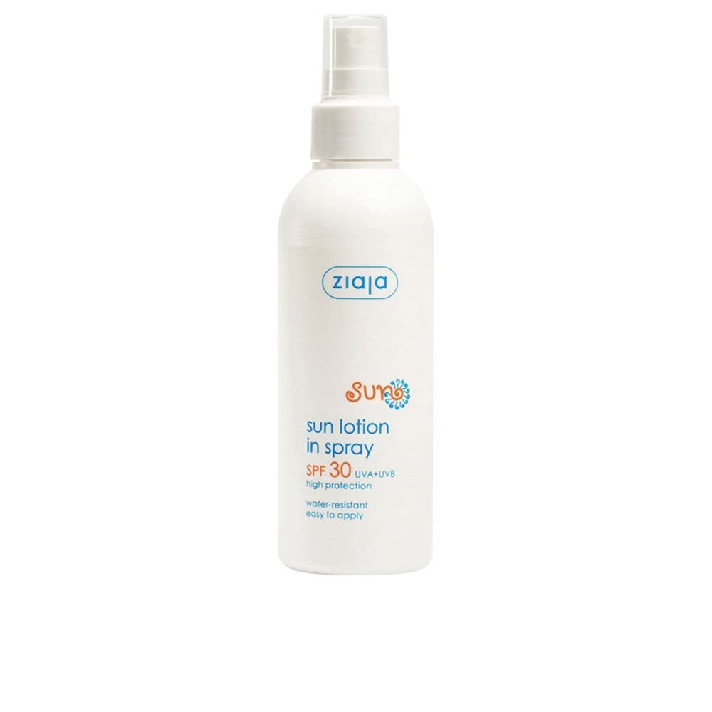 Ziaja Unisex White Sun Lotion In Spray Spf 30 170Ml In