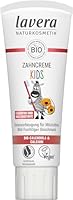 lavera Zahncreme Kids FLUORIDFREI - ohne Farbstoffe - schützt Milchzähne - mild-fruchtig - Bio Calendula & Calcium - Vegan - 75 ml