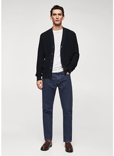 Image of KOTTY Men's Mid Rise Solid Straight Fit /Skinny Fit /Relaxed Fit Comfortable and Strechable Stylish Looking Jeans
