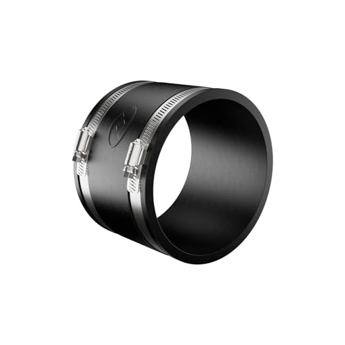 Image of Fernco P1056-55 Flexible PVC Pipe Coupling for Cast Iron, Plastic or Steel to Cast Iron, Plastic or Steel Plumbing Connections