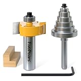 FivePears Rabbet Router Bit with 6 Bearings Set, 1-1/8