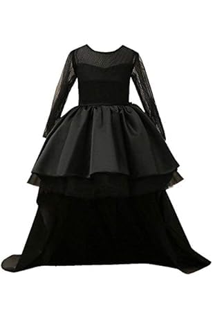 Image of TILISM Girl's Silk Fit and Flare Knee-Length Wedding Dress | $P