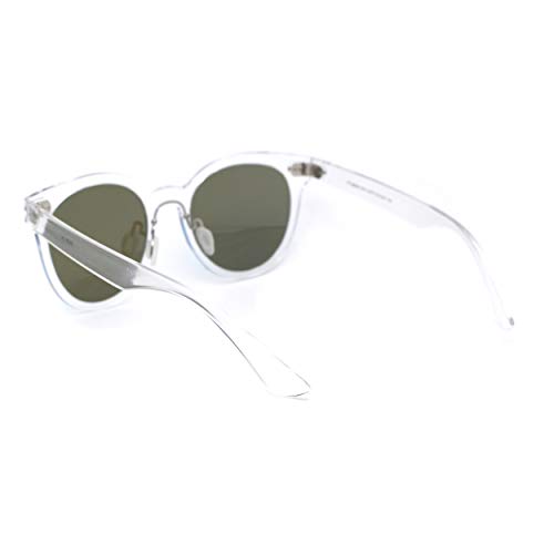 SA106 Womens Polarized Lens TR90 Plastic Horn Rim Sunglasses4