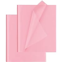 Pink Tissue Paper for Gift Bags - 30 Sheets of Pink Wrapping Tissue Paper Bulk Packaging Paper for Weddings Birthday DIY Project Christmas Valentine's Day Gift Wrapping Crafts Decor (14 x 20 Inch)