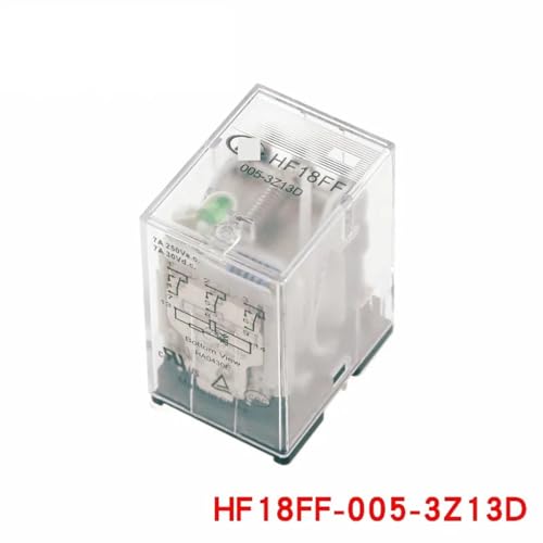 Relé electromagnético HF18FF-024-3Z13D para zócalos de 11 pines industriales 4
