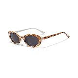 MINCL/2019 New Fashion Oval Cute Sunglasses For Women Sunglasses UV400 (sunflower)